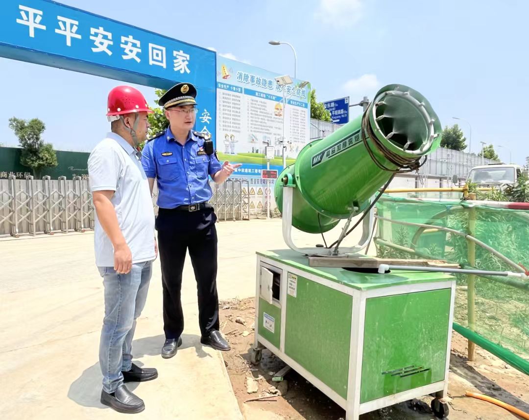 雨花在建项目新进度，工友消暑有“凉方”